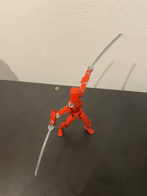 Tay cầm Katana cho mô hình Dummy 13 - Phụ kiện in 3D chất lượng - Image 2