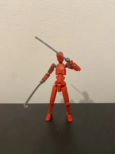 Tay cầm Katana cho mô hình Dummy 13 - Phụ kiện in 3D chất lượng - Image 3