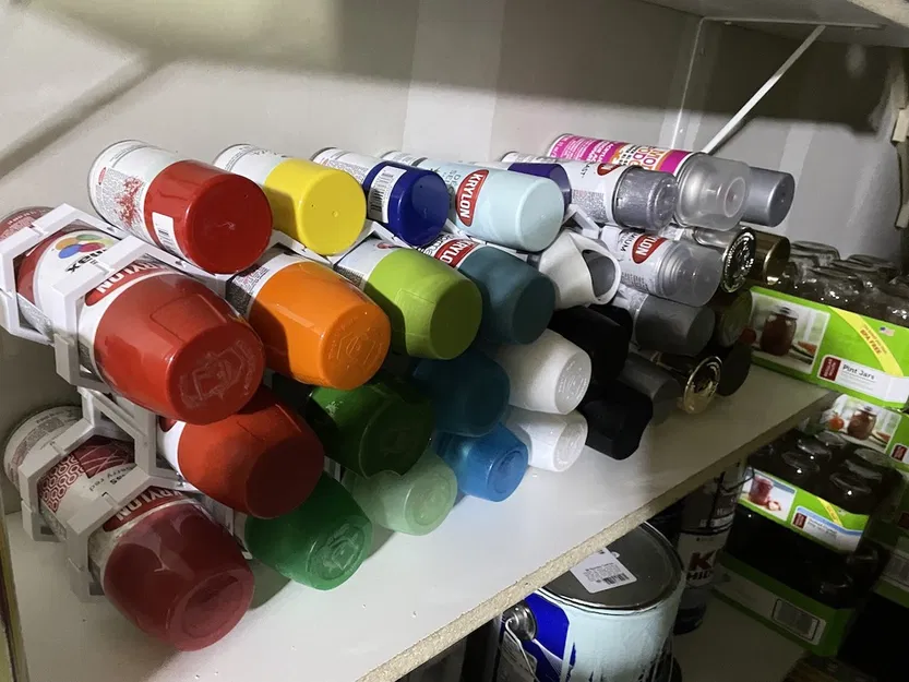 Giá để bình sơn xịt mô-đun (Modular Spray Paint Can Organizer) - Image 2