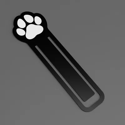 Kẹp Sách Hình Dấu Chân Chó - Dog Paw Bookmark