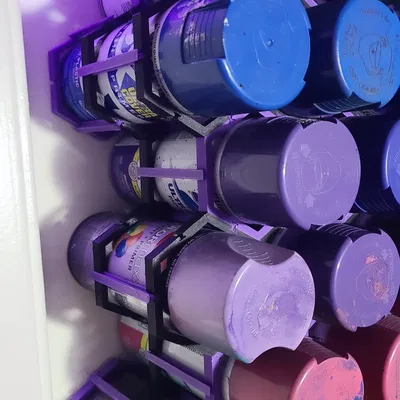 Giá để bình sơn xịt hình lục giác dạng mô-đun