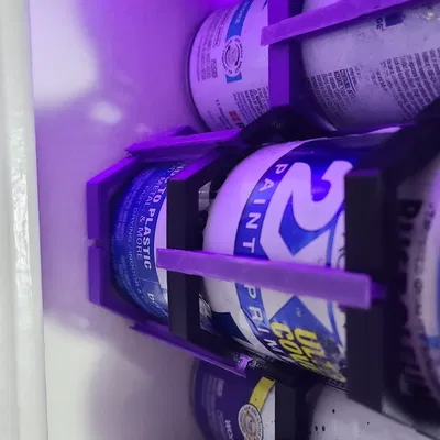 Giá để bình sơn xịt hình lục giác dạng mô-đun