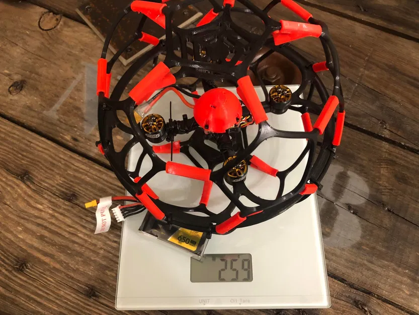 Bộ khung in 3D Drone Soccer 200 bảo vệ chuyên dụng - Image 1