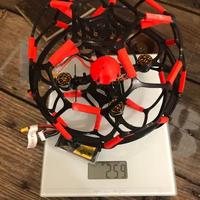 Bộ khung in 3D Drone Soccer 200 bảo vệ chuyên dụng