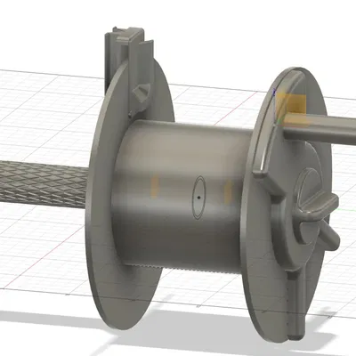 Trục cuốn dây thông minh tận dụng cuộn nhựa Prusa 1kg/2kg