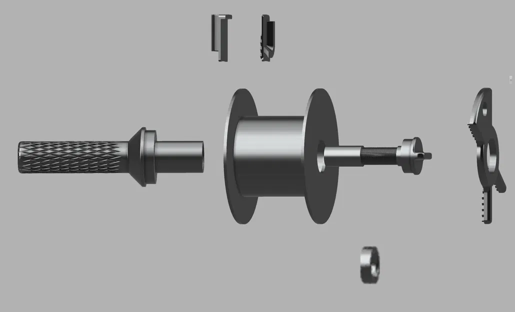 Trục cuốn dây thông minh tận dụng cuộn nhựa Prusa 1kg/2kg - Image 7