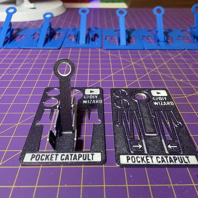 Máy bắn đá bỏ túi EDC dạng thẻ tín dụng, in nguyên khối