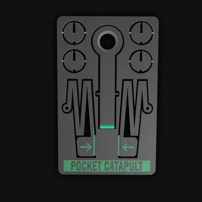 Máy bắn đá bỏ túi EDC dạng thẻ tín dụng, in nguyên khối