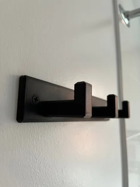 Móc treo khăn tắm 3D hiện đại - Thiết kế góc cạnh thông minh - Image 1