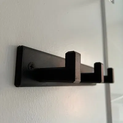 Móc treo khăn tắm 3D hiện đại - Thiết kế góc cạnh thông minh