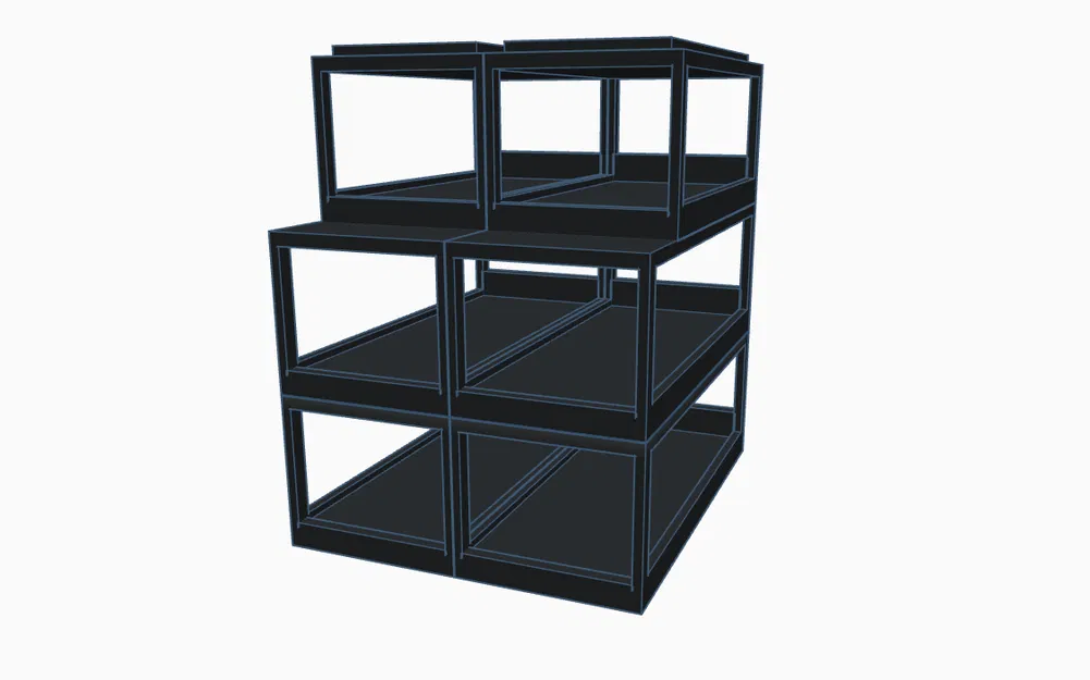 Khung trưng bày Hot Wheels xếp chồng đa năng - Giải pháp tiết kiệm không gian - Image 1