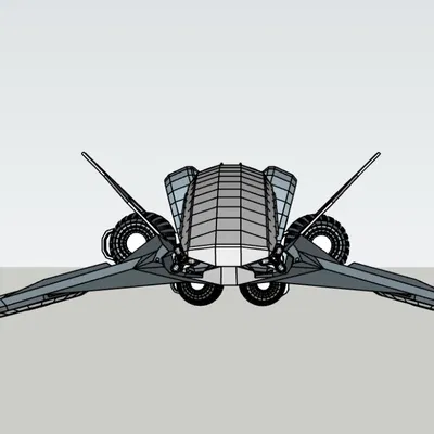 Mô hình Batwing thiết kế bởi Wcad