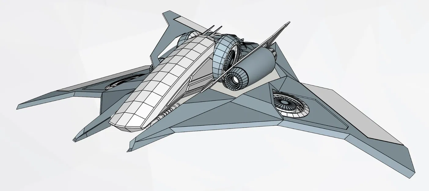Mô hình Batwing thiết kế bởi Wcad - Image 3