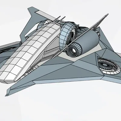 Mô hình Batwing thiết kế bởi Wcad