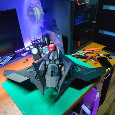 Mô hình Batwing thiết kế bởi Wcad