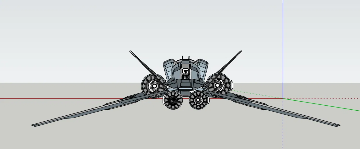 Mô hình Batwing thiết kế bởi Wcad - Image 7