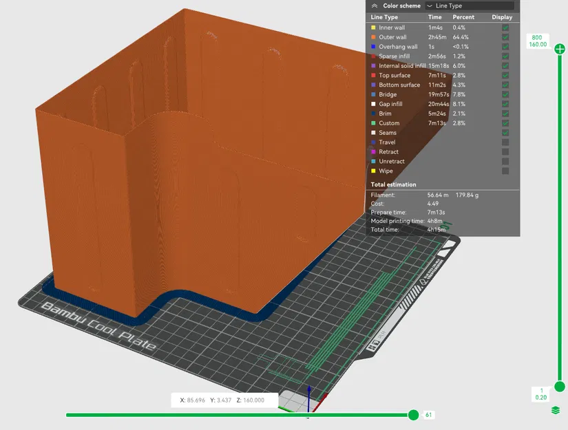 Khay Đựng Rác Nhựa (Poop Bucket) Tối Ưu Cho Máy In Bambu Lab - Image 2