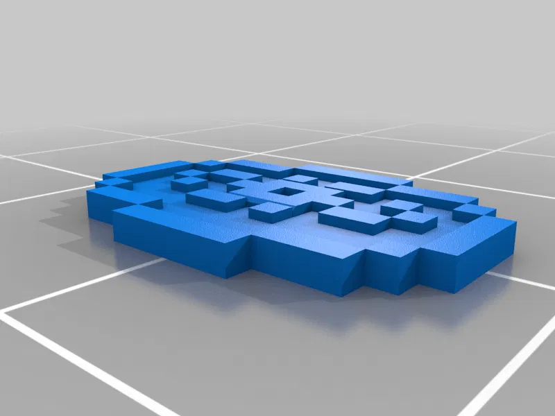 Mô hình đĩa nhạc Minecraft với cấu trúc lưới quad chuẩn - Image 3