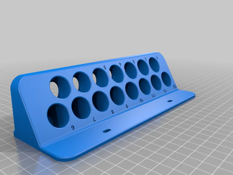 Bộ Giá Treo Dụng Cụ Gắn Tường Cho Lục Giác, Đầu Tuýp, Nhíp, Tua Vít... - Image 9