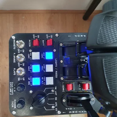 Mặt nạ Virpil CM3 cho máy bay cánh quạt đơn động cơ