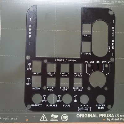 Mặt nạ Virpil CM3 cho máy bay cánh quạt đơn động cơ