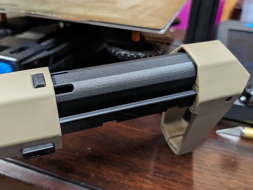 Nắp pin mở rộng cho Airsoft Calico Jack M4 (Double Eagle M904) - Image 1