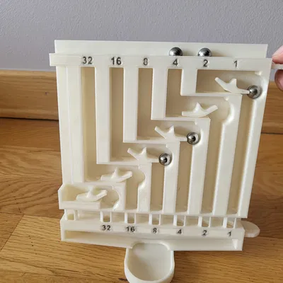 Máy cộng bằng bi / Máy tính (In nguyên khối, không cần support) V1.0