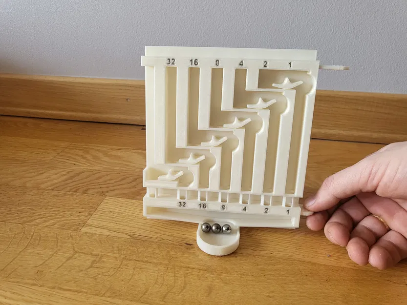 Máy cộng bằng bi / Máy tính (In nguyên khối, không cần support) V1.0 - Image 3