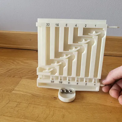 Máy cộng bằng bi / Máy tính (In nguyên khối, không cần support) V1.0