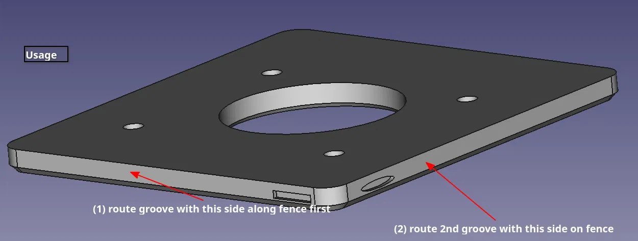 Đế phay Makita RT0700C làm rãnh Beadboard - Image 2