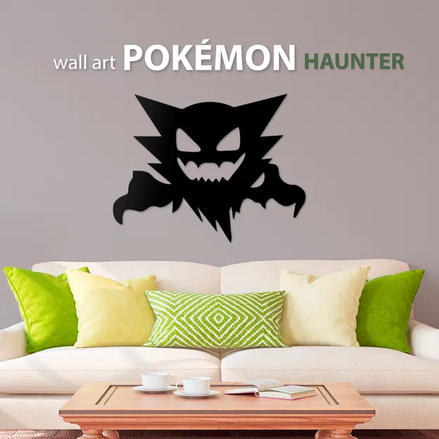 Mô hình trang trí tường Pokémon Haunter - Ấn tượng và độc đáo - Image 1
