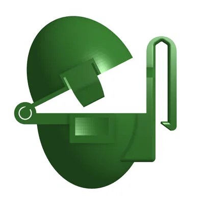 Bao đeo trứng chiến thuật gắn thắt lưng có chốt khóa - Phiên bản kẹp đã cập nhật