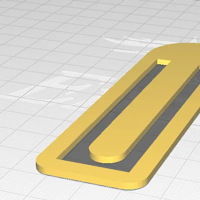 Kẹp sách (Marque page) đơn giản, dễ in 3D cho người yêu sách