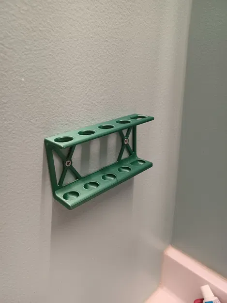 Giá treo bàn chải đánh răng gắn tường 3D thông minh - Image 2