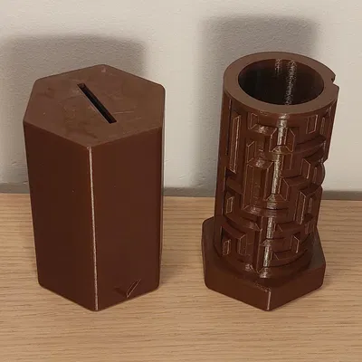 Hộp heo đất giải đố mê cung đơn giản