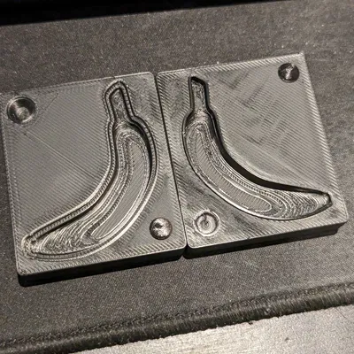 Khuôn đất nặn (Playdoh) - Hình quả chuối