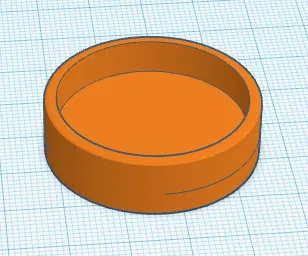 Nắp đậy ống nhựa PVC đường kính 33.5mm in 3D - Image 1
