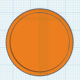 Nắp đậy ống nhựa PVC đường kính 33.5mm in 3D