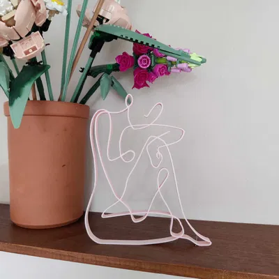 Mô hình trang trí One Line Art - Nghệ thuật tối giản cho mọi không gian