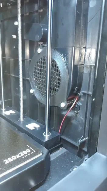 Ốp bảo vệ quạt số 2 cho máy Qidi X Plus 3 - Image 1