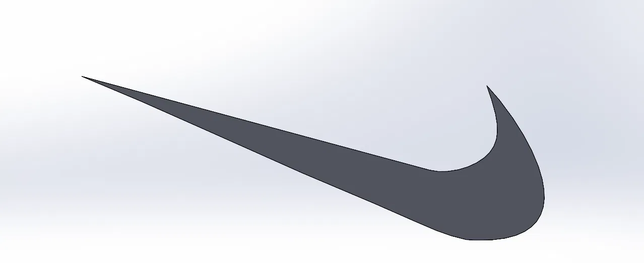 Mô hình logo NIKE 3D sắc nét - Phụ kiện trang trí phong cách - Image 1