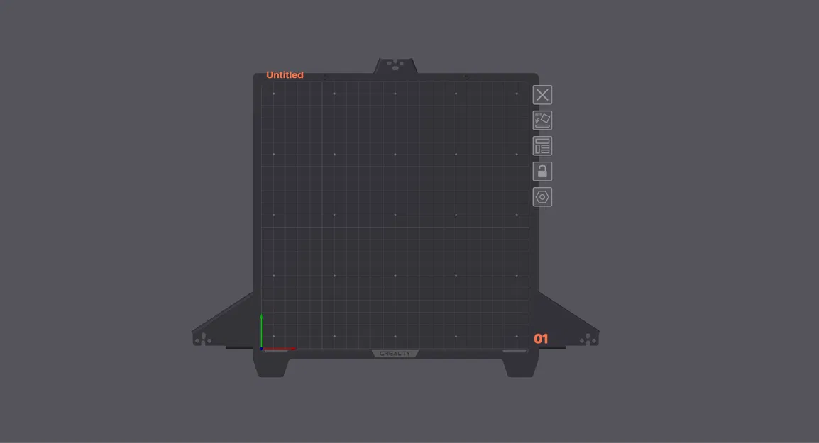 Mô hình Bed Shape (Bàn in) cho phần mềm Slicer của Creality K1 - Image 3