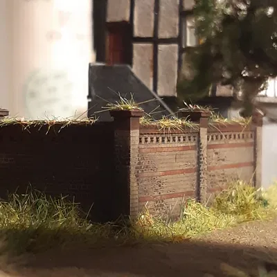 Mô hình tường nhà ga Magdeburg tỷ lệ 1:10 (có thể tùy chỉnh kích thước)