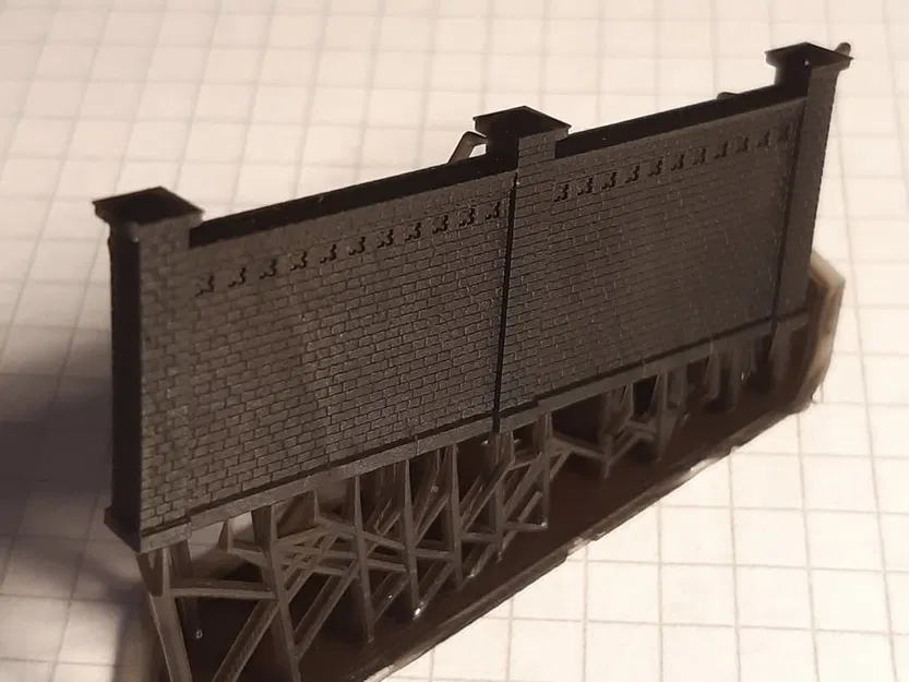 Mô hình tường nhà ga Magdeburg tỷ lệ 1:10 (có thể tùy chỉnh kích thước) - Image 6