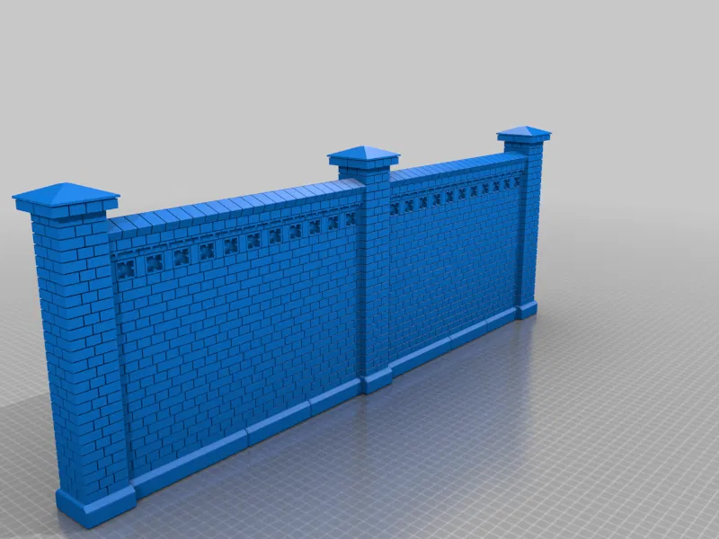 Mô hình tường nhà ga Magdeburg tỷ lệ 1:10 (có thể tùy chỉnh kích thước) - Image 13