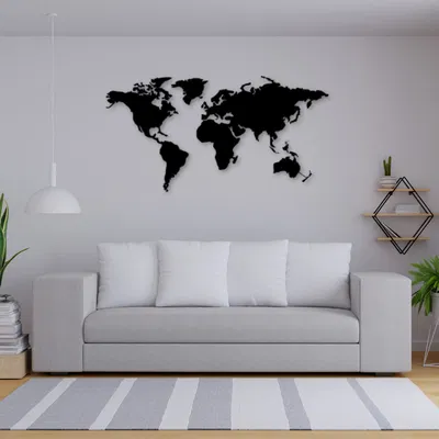 Bản Đồ Thế Giới - Tranh Treo Tường, Trang Trí Nhà Cửa, Văn Phòng