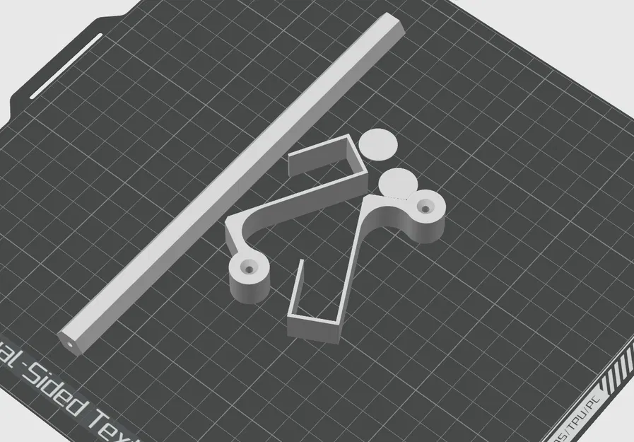 Thanh treo khăn gắn cánh tủ bếp tiện lợi - In 3D dễ dàng - Image 2