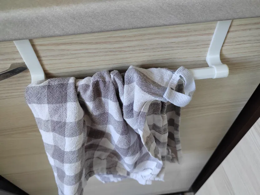 Thanh treo khăn gắn cánh tủ bếp tiện lợi - In 3D dễ dàng - Image 5