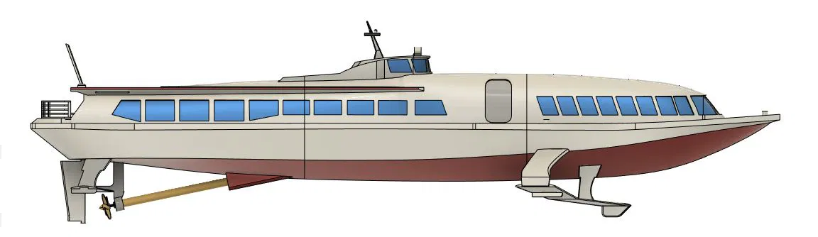 Zryw 1: Mô hình tàu cánh ngầm điều khiển từ xa (RC) - Image 3