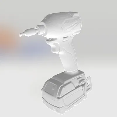 Mô hình 3D scan máy vặn vít Milwaukee M18 cực chi tiết